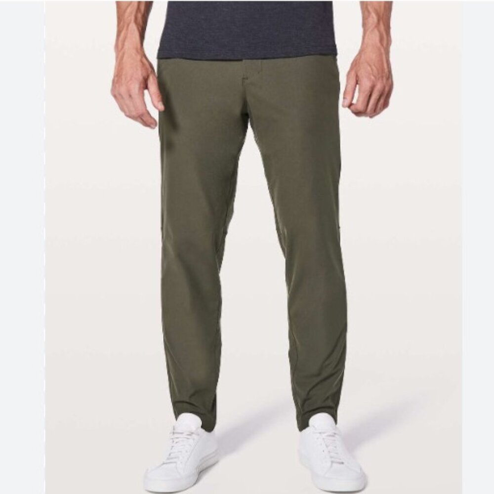 Lululemon - Commission Pant Slim - Color Grey Sage (Green) - Size 33